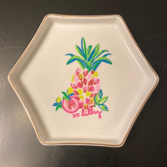 Lilly Pulitzer Pineapple Trinket Dish - Picture 1 of 2